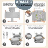 Guía de armado del columpio para bebé en 4 pasos