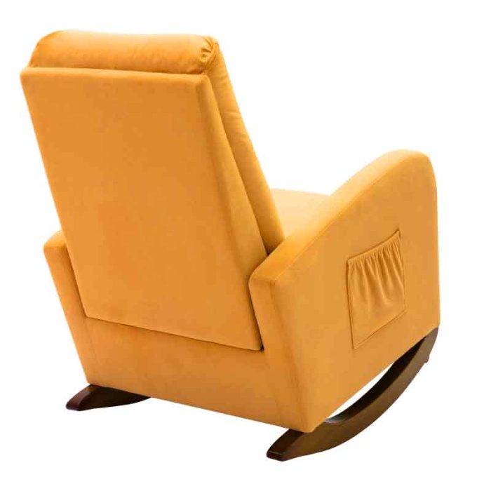 Mecedora Tapizada Capitonada - Imagen 3